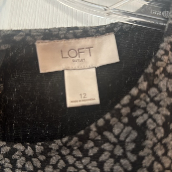 LOFT Fall A-line dress - Picture 3 of 5